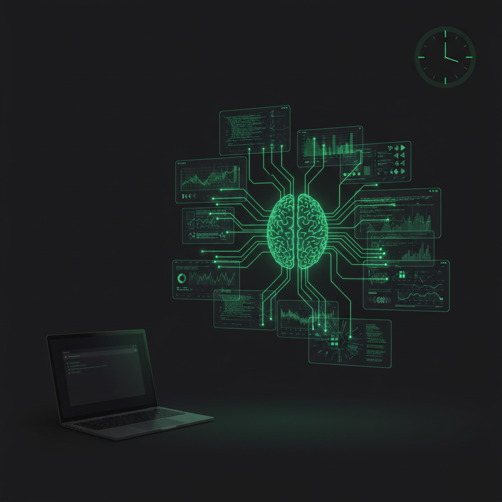 AI Agent working 24/7 compared to ChatGPT that stops when you close the tab
