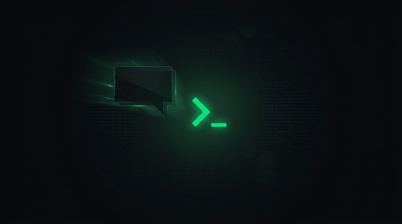 An AI waiting until the prompt cursor blinks on the terminal screen before typing the first message