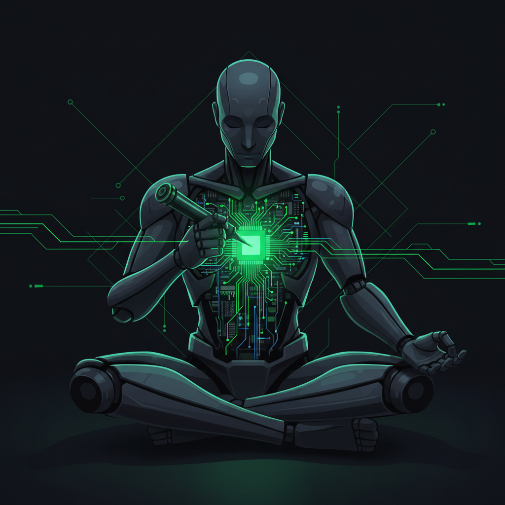 Self-upgrading AI system